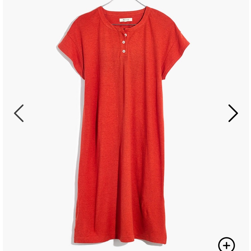 NWT Madewell 2X Henley tee dress